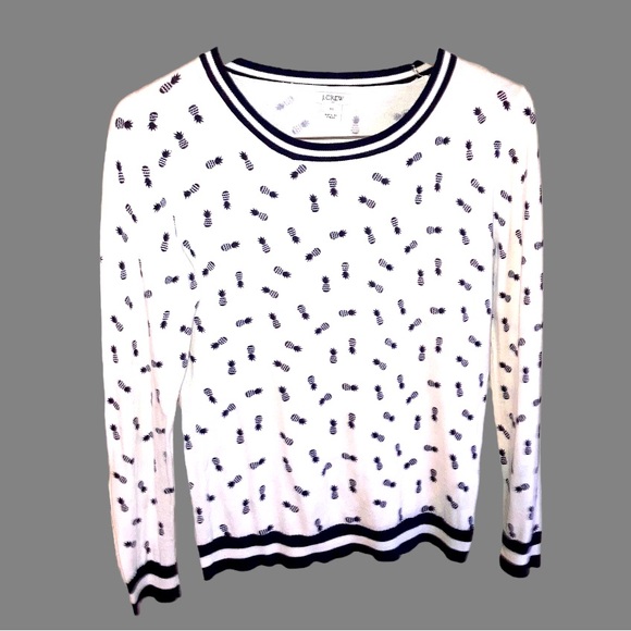 J. Crew Sweaters J Crew Pineapple Themed Light Weight Sweater